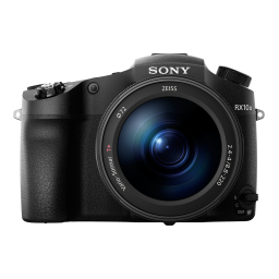 Mode d'emploi Sony DSC-RX10M3 + Chat IA & PDF | Fixfr