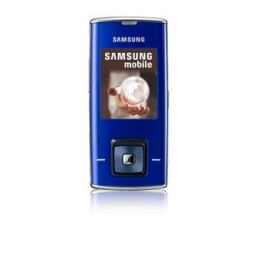 Samsung SGH-J600V Manuel utilisateur | Fixfr