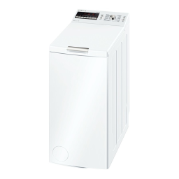 Bosch WOT24494 Washing machine Manuel utilisateur | Fixfr
