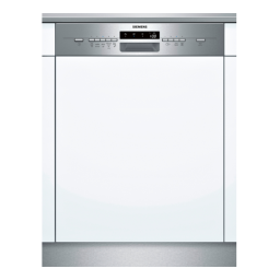 Siemens SX55L581EU Lave-vaisselle Manuel utilisateur | Fixfr