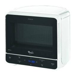 Whirlpool MAX 34 GRN Microwave Manuel utilisateur | Fixfr