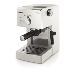 Saeco HD8423/21 Saeco Poemia Machine espresso manuelle Manuel utilisateur | Fixfr