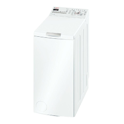 Bosch WOT20224IT Washing machine Manuel utilisateur | Fixfr