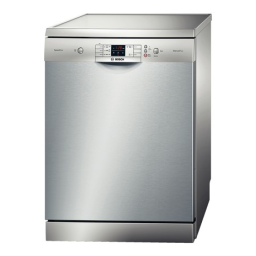 Bosch SMS50L18EU Manuel utilisateur | Fixfr
