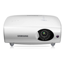 Samsung SP-L331 Manuel utilisateur | Fixfr