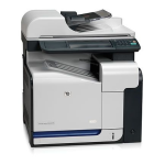 HP COLOR LASERJET CM3530 MULTIFUNCTION PRINTER Manuel du propri&eacute;taire