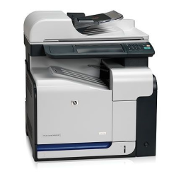 HP COLOR LASERJET CM3530 MULTIFUNCTION PRINTER Manuel du propriétaire | Fixfr