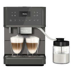 Miele CM 6560 MilkPerfection Machine à café autonome WiFiConn@ct Manuel utilisateur | Fixfr