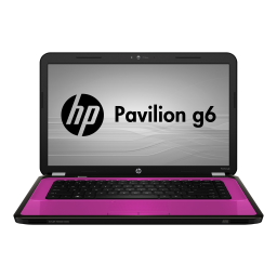 HP PAVILION G6-1100SA Manuel du propriétaire | Fixfr