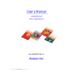 Avision AV620CS Manuel utilisateur