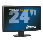 iiyama E2409HDS Manuel du propri&eacute;taire