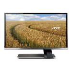 Acer S276HL Monitor Guide de d&eacute;marrage rapide
