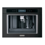 KitchenAid KQXXXB 45600 Built-in coffee machine Manuel utilisateur