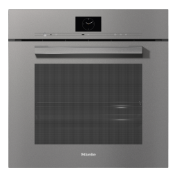 Miele DGC 7665 HC Pro Four vapeur combiné Manuel utilisateur | Fixfr