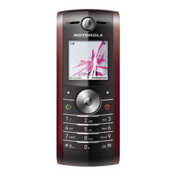 Motorola W208 Manuel utilisateur | Fixfr