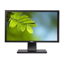 Dell P2011H electronics accessory Manuel utilisateur | Fixfr