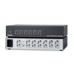 Extron DA 12V/6V Dual EQ spécification | Fixfr