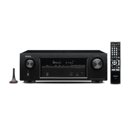 Denon AVR-X1200W AMPLI-TUNER AUDIO/VIDÉO RÉSEAU Manuel du propriétaire | Fixfr