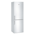 Whirlpool WBE3325 NF W Fridge/freezer combination Manuel utilisateur