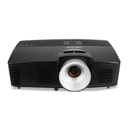 Acer X113H Projector Manuel utilisateur | Fixfr