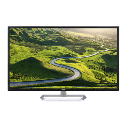 Acer EB321HQUC Monitor Guide de démarrage rapide | Fixfr