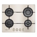 Whirlpool PMW 64D2/IXL Hob Manuel utilisateur