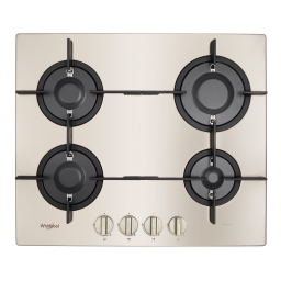 Whirlpool PMW 64D2/IXL Hob Manuel utilisateur | Fixfr