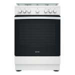 Indesit IS67G4PHW/E Cooker Manuel utilisateur