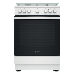 Indesit IS67G4PHW/E Cooker Manuel utilisateur | Fixfr