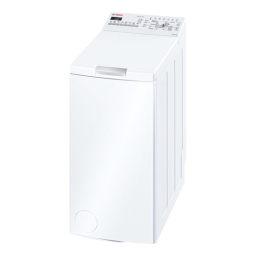 BOSCH WOT24227 Lave-linge : Chat IA & PDF | Fixfr