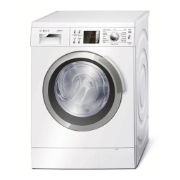Bosch WAS32482FF Manuel d'Utilisateur | AI Chat & PDF | Fixfr