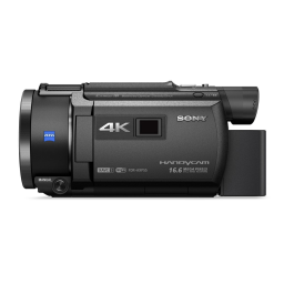 Sony FDR-AXP55 Manuel utilisateur | Fixfr