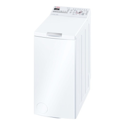 Bosch WOT20226IT Washing machine Manuel utilisateur | Fixfr
