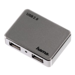 Hama 00054107 &quot;Mini&quot; USB 2.0 Hub 1:4, bus-powered Manuel utilisateur