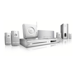 Philips HTS5000W/12 Système Home Cinéma sans fil Manuel utilisateur | Fixfr