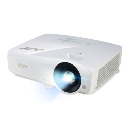 Acer PD1320Wi Projector Manuel utilisateur | Fixfr