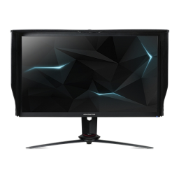 Acer XB273KGP Monitor Manuel utilisateur | Fixfr