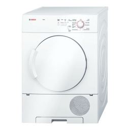 Bosch WTC84102FF Manuel utilisateur | Fixfr