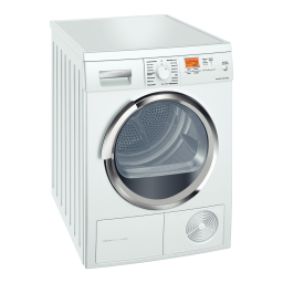 Siemens WT46W561FG Sèche-linge Manuel utilisateur | Fixfr