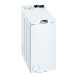 Siemens WP12T497 Washing machine Manuel utilisateur | Fixfr