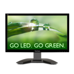 ViewSonic VA1912M-LED MONITOR Mode d'emploi