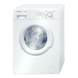 Bosch WAB28060FG Manuel d'utilisation : Chat IA et PDF | Fixfr
