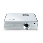 Acer K750 Projector Manuel utilisateur