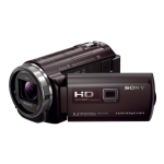 Sony HDR CX610E Mode d'emploi