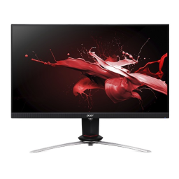Acer XV253QP Monitor Manuel utilisateur | Fixfr