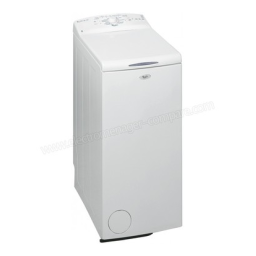 Whirlpool AWE6760 Washing machine Manuel utilisateur | Fixfr