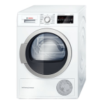 Bosch WTW87490FF Lave-linge Manuel utilisateur