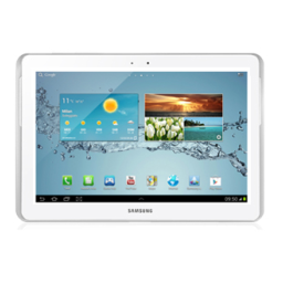 Samsung Galaxy Tab 2 10.1 Wi-Fi Mode d'emploi | Fixfr