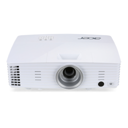 Acer P1525 Projector Manuel utilisateur | Fixfr