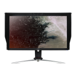 Acer XV273X Monitor Guide de d&eacute;marrage rapide